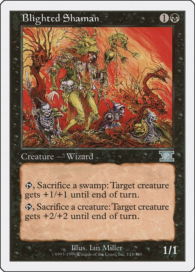 Image for Blighted Shaman (114) (6ED) - Magic: The Gathering