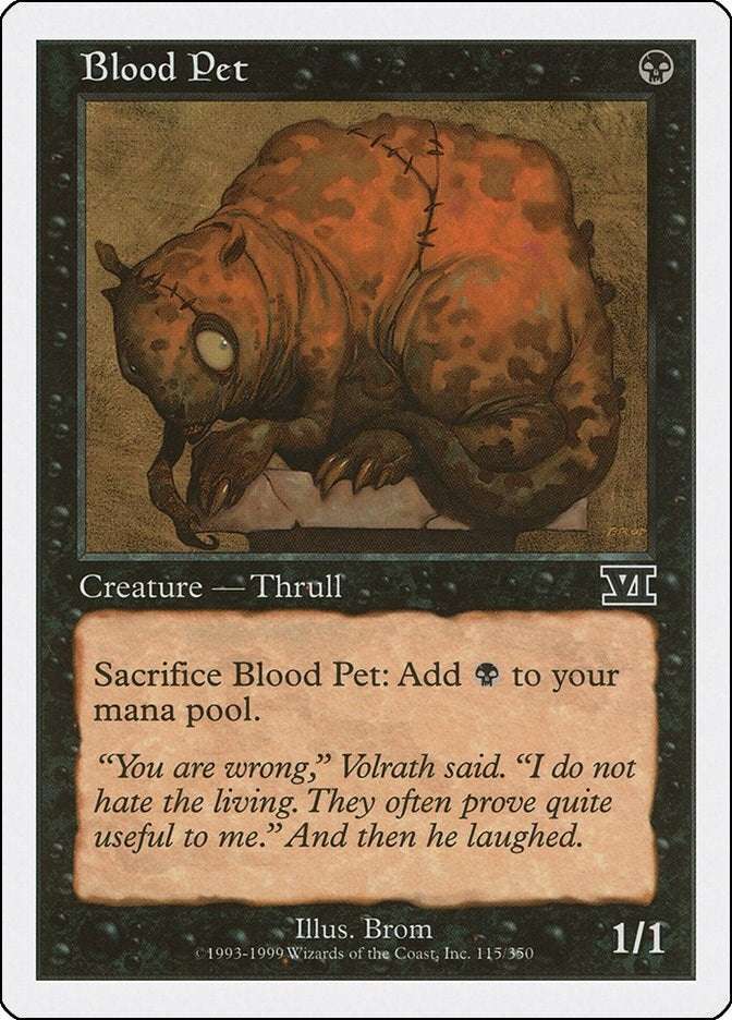 Image for Blood Pet (115) (6ED) - Magic: The Gathering