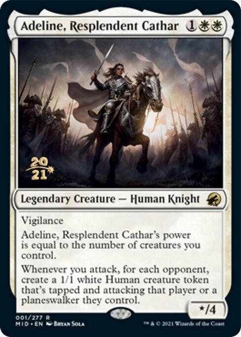 Image for Adeline, Resplendent Cathar (1) (PRE) - Magic: The Gathering