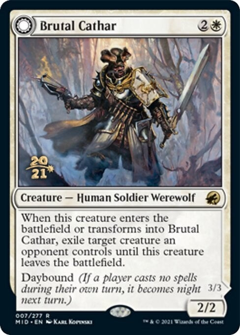 Image for Brutal Cathar (7) (PRE) - Magic: The Gathering