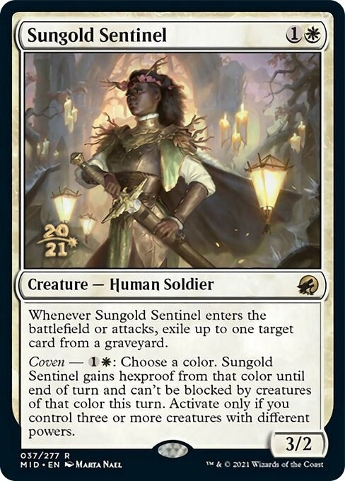 Image for Sungold Sentinel (37) (PRE) - Magic: The Gathering