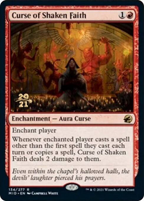 Image for Curse of Shaken Faith (134) (PRE) - Magic: The Gathering