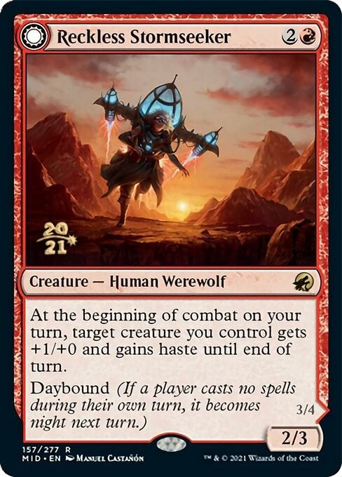 Image for Reckless Stormseeker (157) (PRE) - Magic: The Gathering