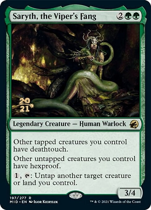 Image for Saryth, the Viper's Fang (197) (PRE) - Magic: The Gathering