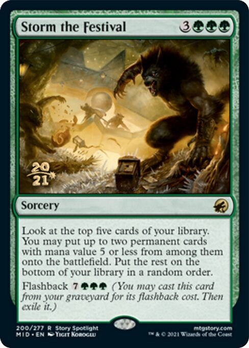 Image for Storm the Festival (200) (PRE) - Magic: The Gathering