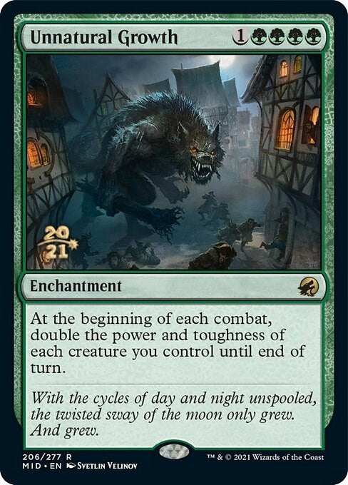 Image for Unnatural Growth (206) (PRE) - Magic: The Gathering