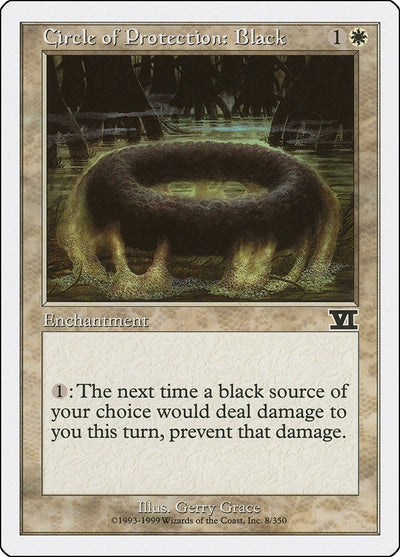 Circle of Protection: Black (8) (6ED)