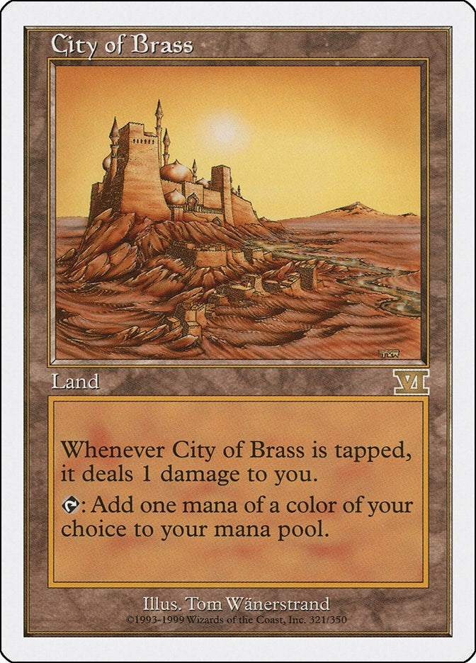 Image for City of Brass (321) (6ED) - Magic: The Gathering