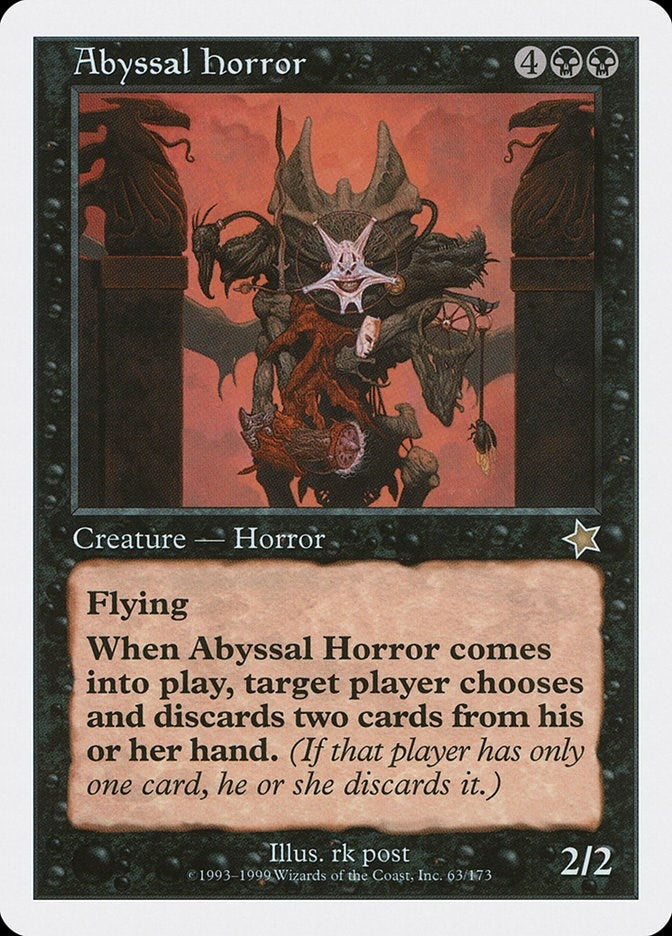 Image for Abyssal Horror (63) (S99) - Magic: The Gathering