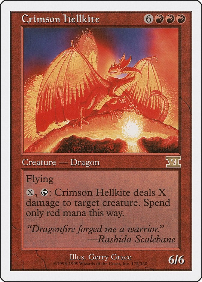Image for Crimson Hellkite (172) (6ED) - Magic: The Gathering