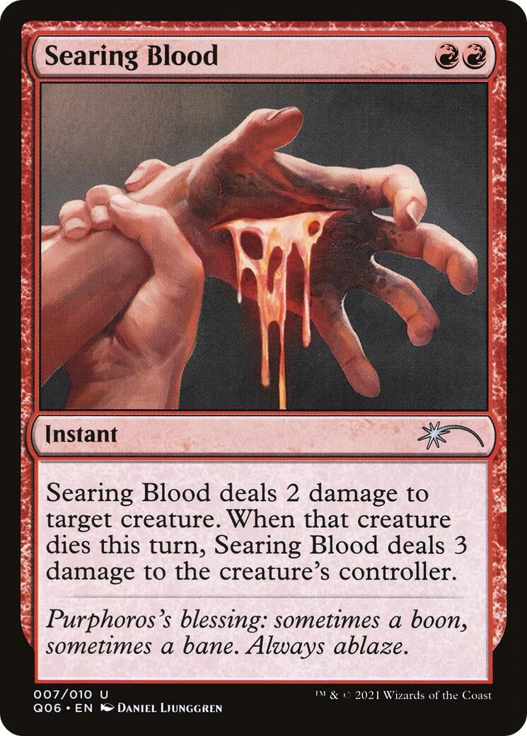 Image for Searing Blood (7) (UMP) - Magic: The Gathering
