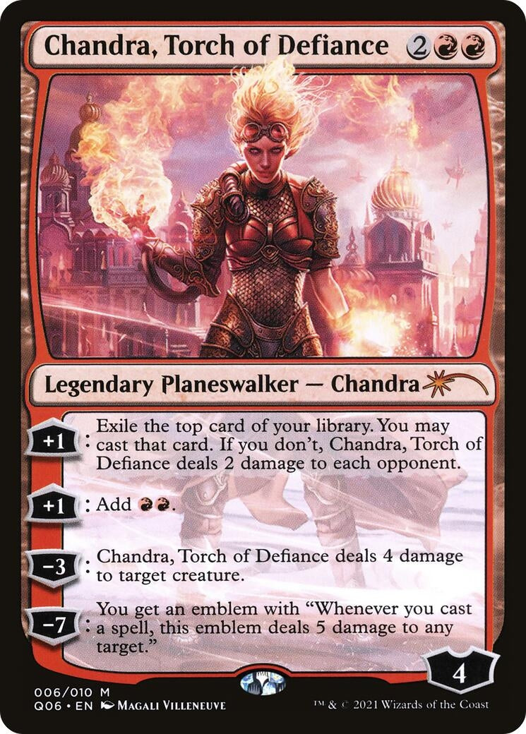 Image for Chandra, Torch of Defiance (6) (UMP) - Magic: The Gathering