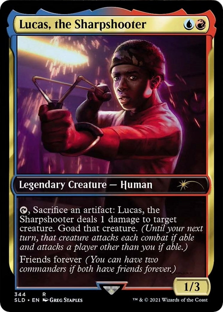 Image for Lucas, the Sharpshooter (344) (SLD) - Magic: The Gathering