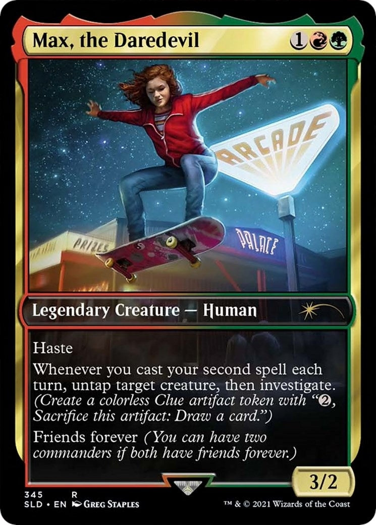 Image for Max, the Daredevil (345) (SLD) - Magic: The Gathering