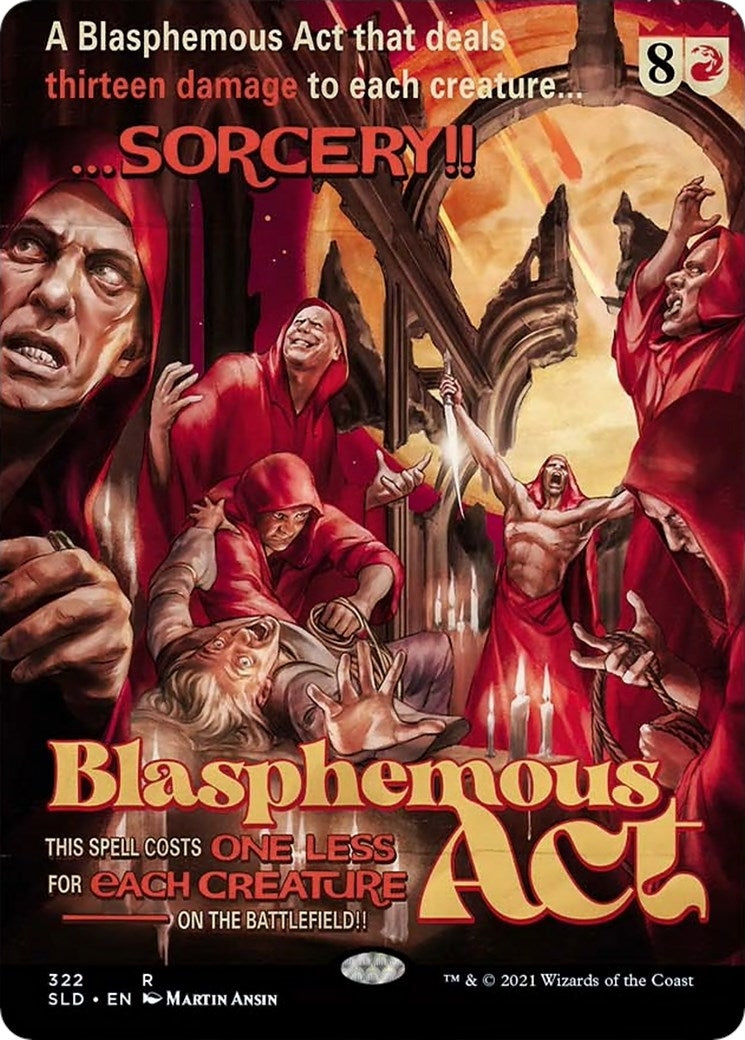 Image for Blasphemous Act (322) (322) (SLD) - Magic: The Gathering