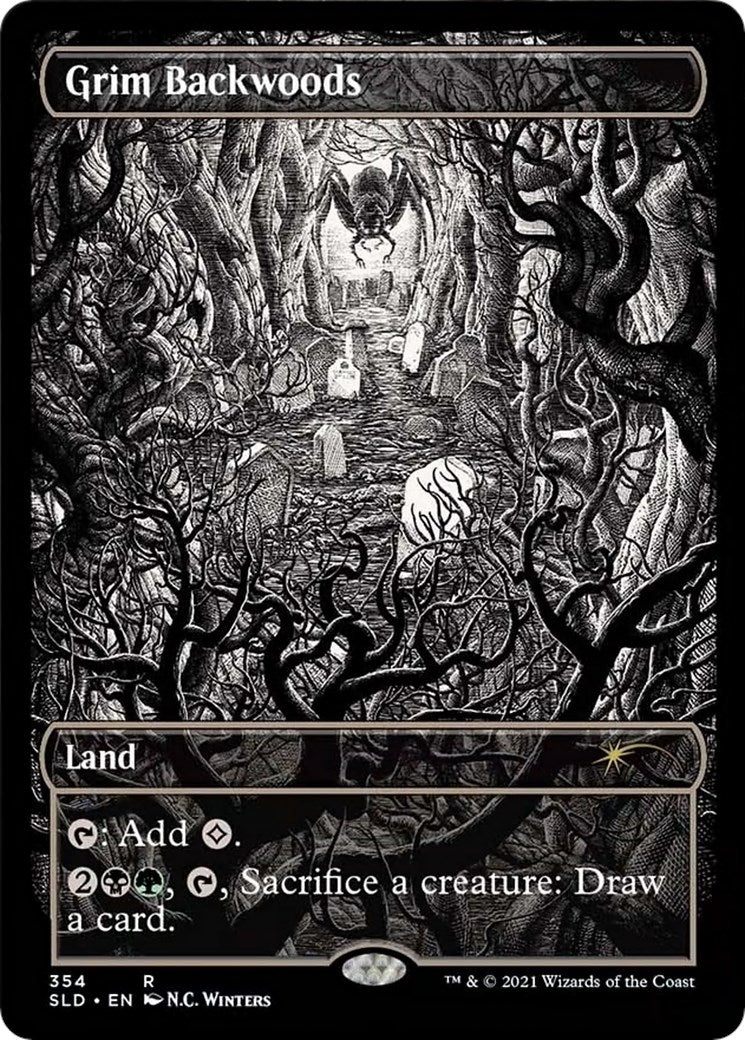 Image for Grim Backwoods (354) (SLD) - Magic: The Gathering