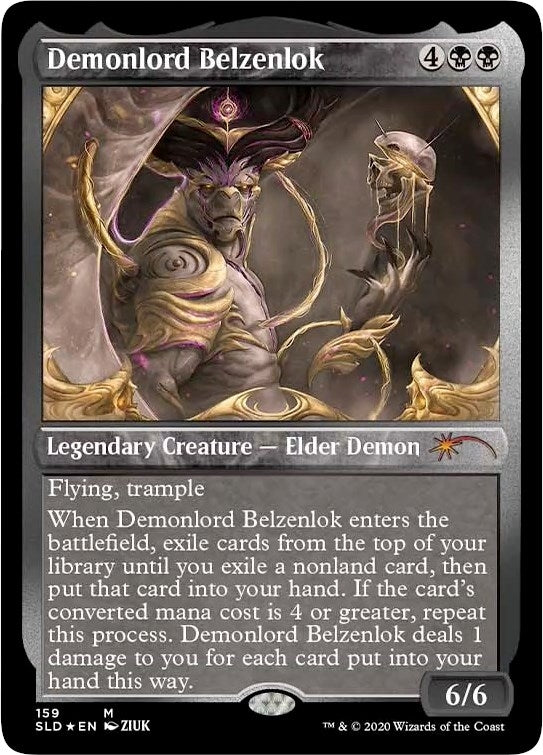 Image for Demonlord Belzenlok (Foil Etched) (159) (SLD) - Magic: The Gathering