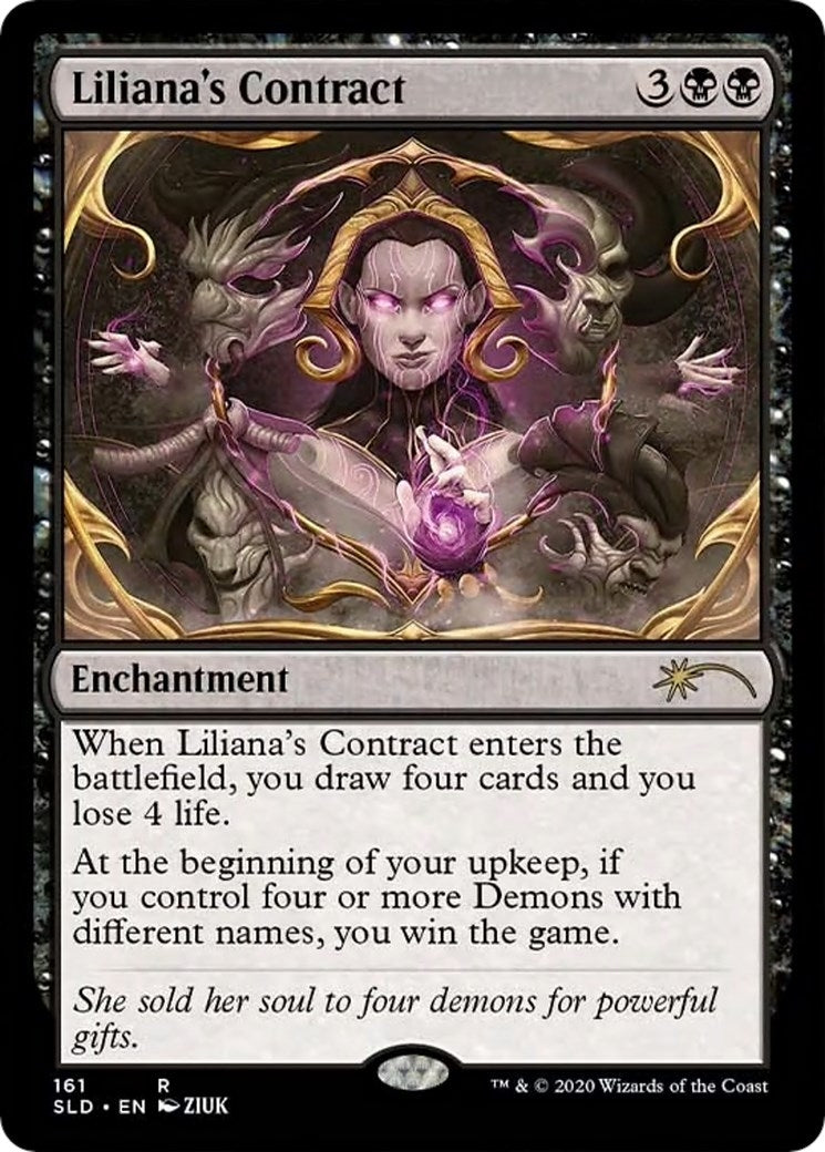 Image for Liliana's Contract (161) (161) (SLD) - Magic: The Gathering
