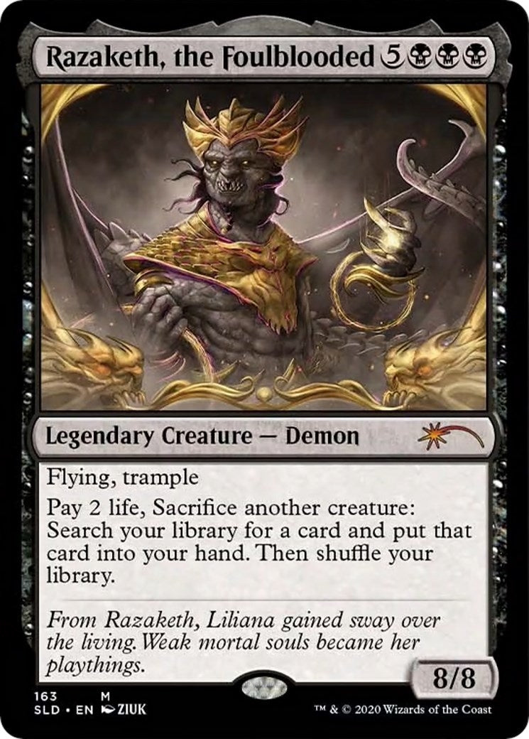 Image for Razaketh, the Foulblooded (163) (SLD) - Magic: The Gathering