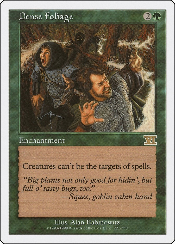 Image for Dense Foliage (221) (6ED) - Magic: The Gathering