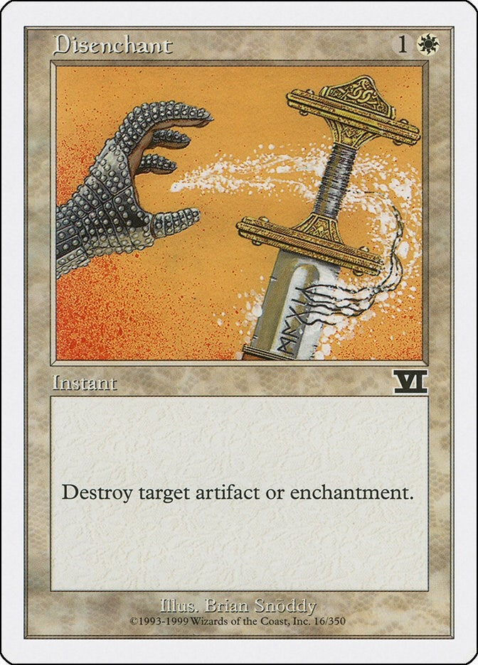 Image for Disenchant (16) (6ED) - Magic: The Gathering