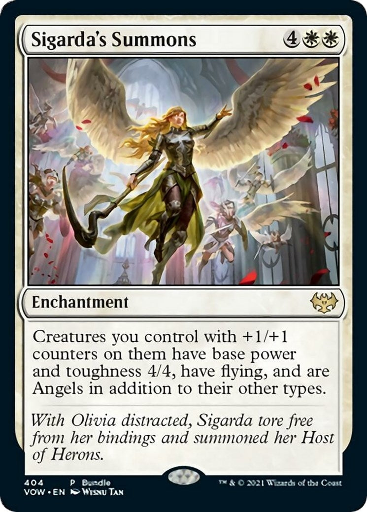 Image for Sigarda's Summons (VOW Bundle) (404) (UMP) - Magic: The Gathering