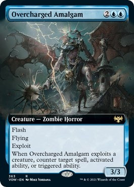 Image for Overcharged Amalgam (Extended Art) (363) (VOW) - Magic: The Gathering