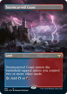 Image for Stormcarved Coast (Borderless) (284) (VOW) - Magic: The Gathering