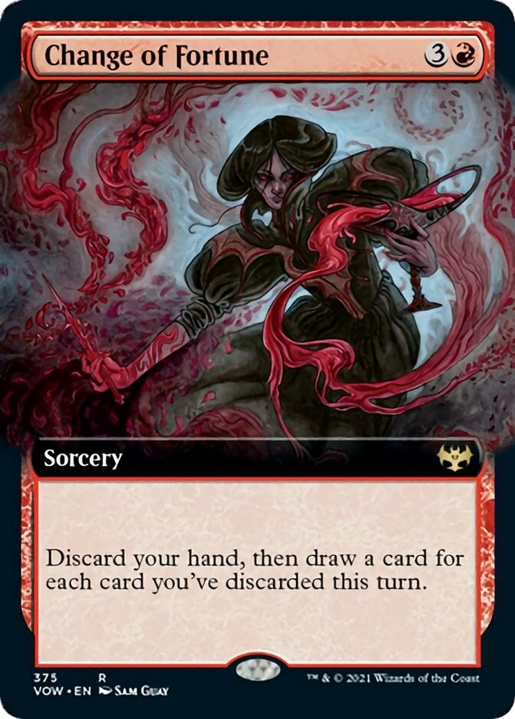 Image for Change of Fortune (Extended Art) (375) (VOW) - Magic: The Gathering