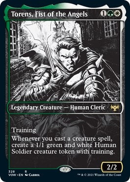 Image for Torens, Fist of the Angels (Showcase) (328) (VOW) - Magic: The Gathering