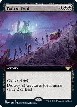 Image for Path of Peril (Extended Art) (373) (VOW) - Magic: The Gathering
