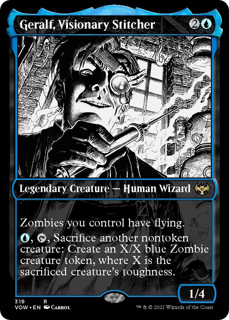 Image for Geralf, Visionary Stitcher (Showcase) (319) (VOW) - Magic: The Gathering
