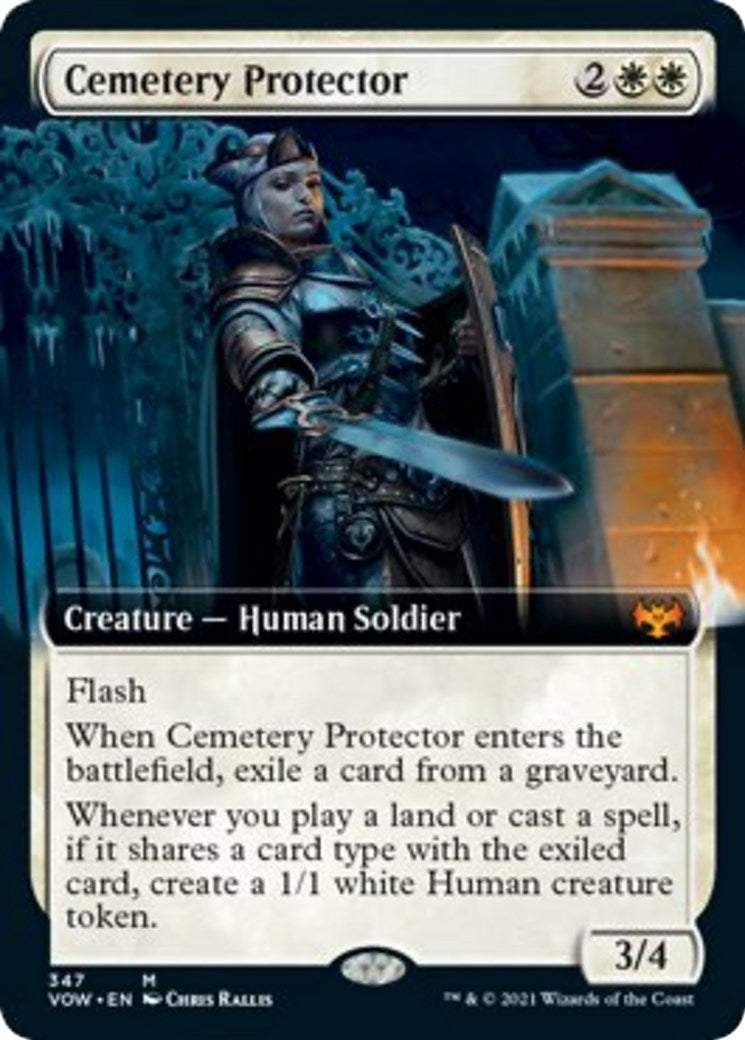 Image for Cemetery Protector (Extended Art) (347) (VOW) - Magic: The Gathering