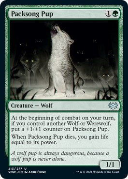 Image for Packsong Pup (213) (VOW) - Magic: The Gathering