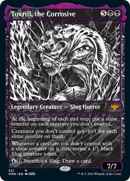 Image for Toxrill, the Corrosive (Showcase) (321) (VOW) - Magic: The Gathering