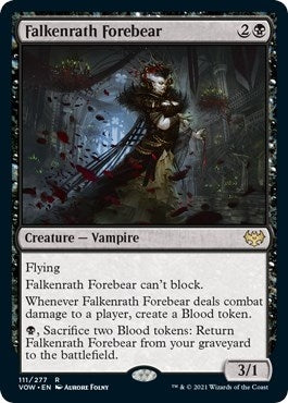 Image for Falkenrath Forebear (111) (VOW) - Magic: The Gathering