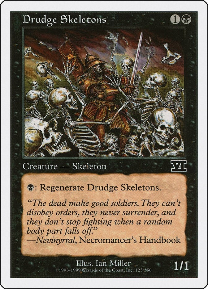 Image for Drudge Skeletons (123) (6ED) - Magic: The Gathering