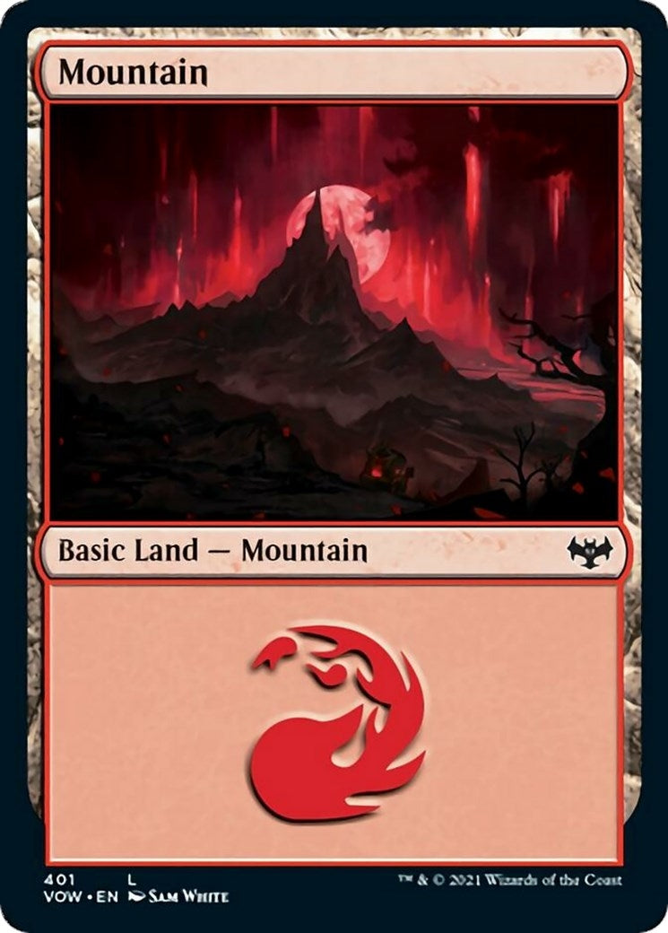 Image for Mountain (401) (401) (VOW) - Magic: The Gathering