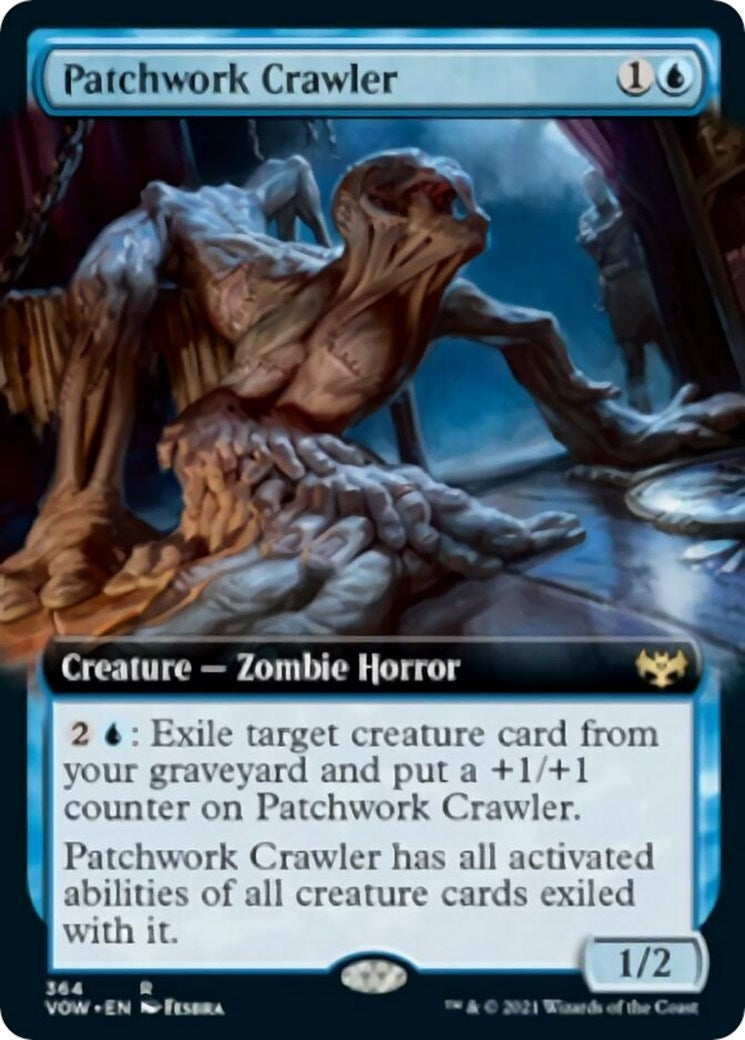 Image for Patchwork Crawler (Extended Art) (364) (VOW) - Magic: The Gathering