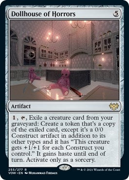Image for Dollhouse of Horrors (255) (VOW) - Magic: The Gathering