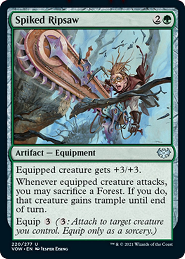 Image for Spiked Ripsaw (220) (VOW) - Magic: The Gathering