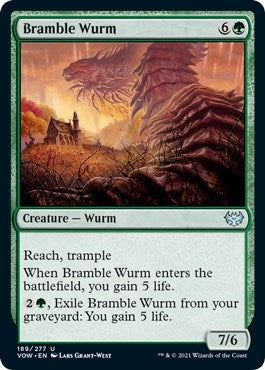 Image for Bramble Wurm (189) (VOW) - Magic: The Gathering