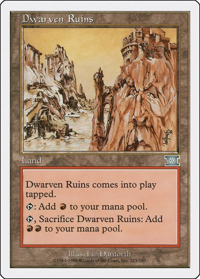 Image for Dwarven Ruins (323) (6ED) - Magic: The Gathering