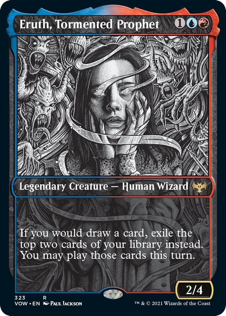 Image for Eruth, Tormented Prophet (Showcase) (323) (VOW) - Magic: The Gathering