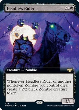 Image for Headless Rider (Extended Art) (372) (VOW) - Magic: The Gathering