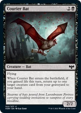 Image for Courier Bat (102) (VOW) - Magic: The Gathering
