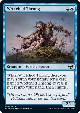 Image for Wretched Throng (91) (VOW) - Magic: The Gathering