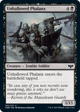 Image for Unhallowed Phalanx (135) (VOW) - Magic: The Gathering