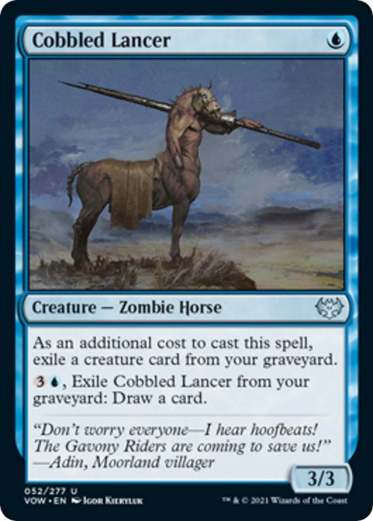 Image for Cobbled Lancer (52) (VOW) - Magic: The Gathering