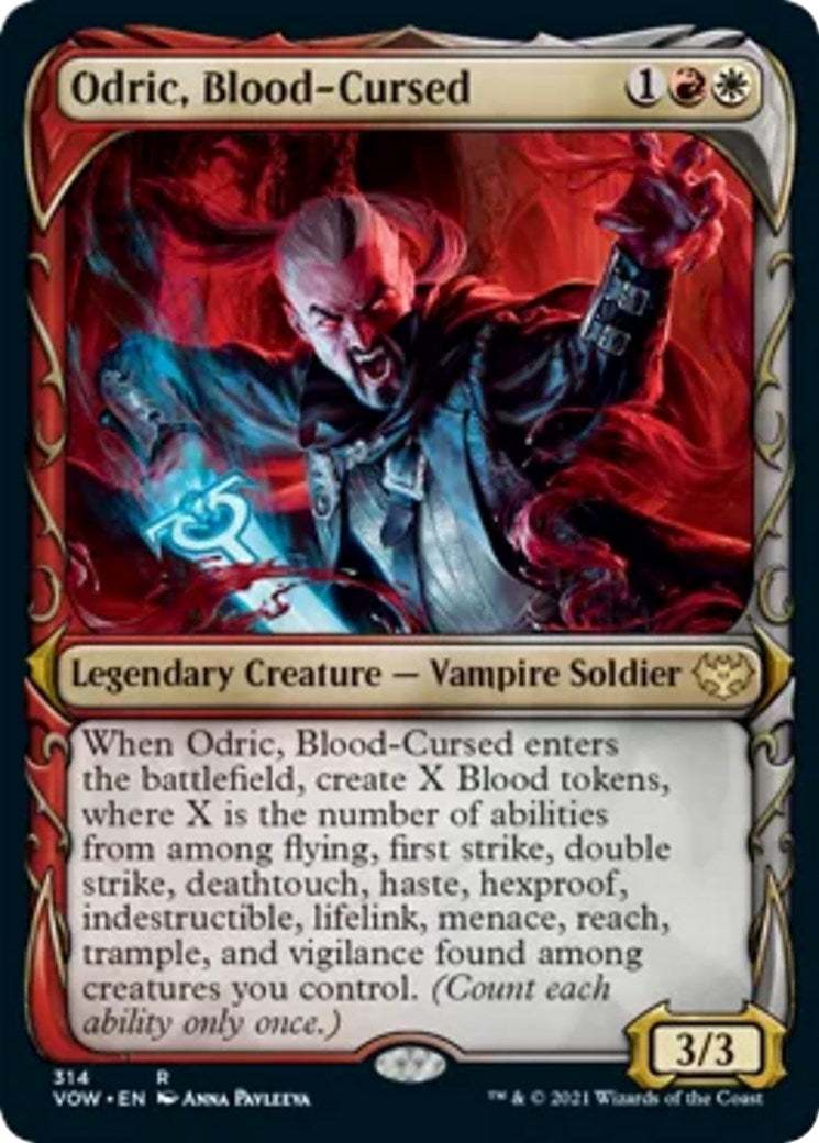 Image for Odric, Blood-Cursed (Showcase) (314) (VOW) - Magic: The Gathering